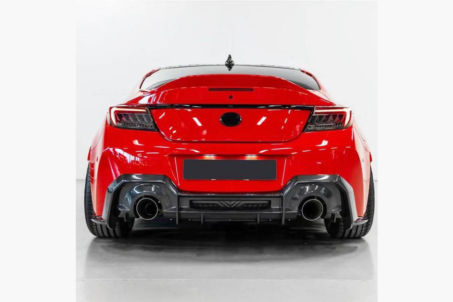 Subaru BRZ 2021- гг. Диффузор заднего бампера V3 (2021-2023, Карбон) Фото 2