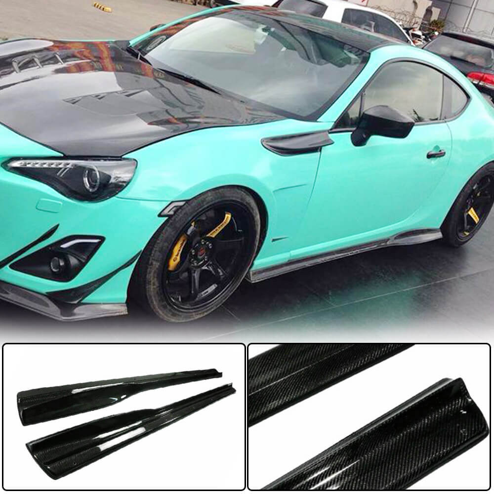 Бокові пороги V1 (Карбон) для Subaru BRZ 2012-2021 рр