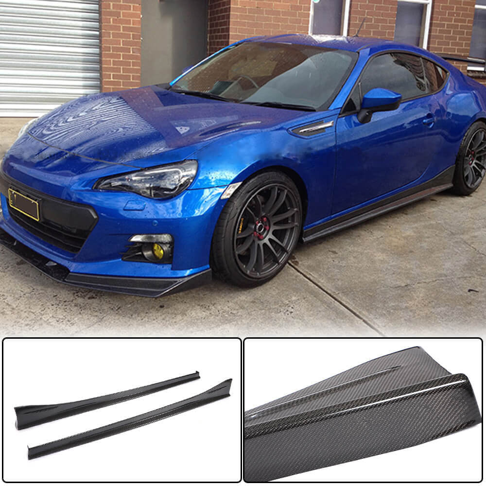 Бокові пороги V2 (Карбон) для Subaru BRZ 2012-2021 рр