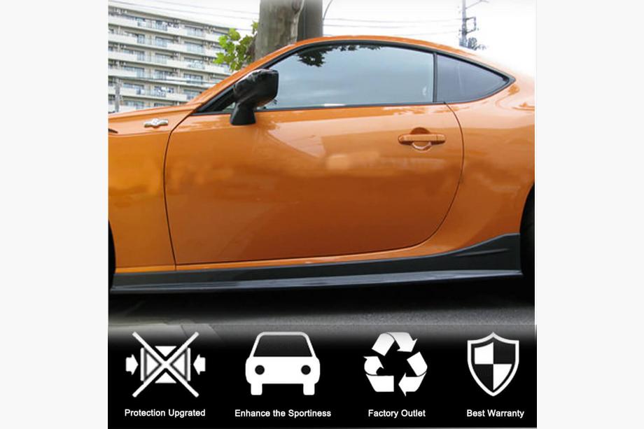 Subaru BRZ 2012-2021 гг. Боковые Пороги V2 (Карбон) Фото 2