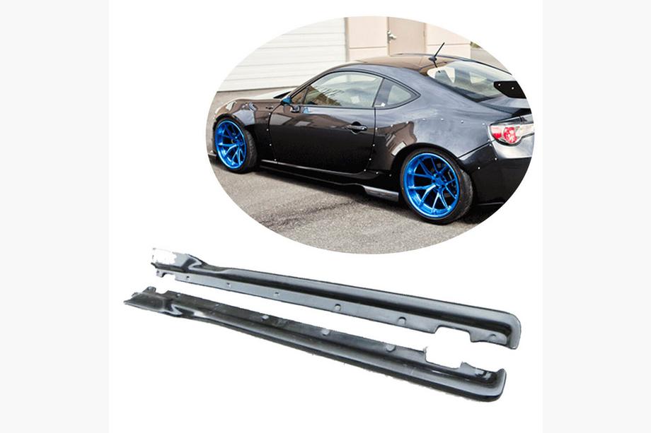 Subaru BRZ 2012-2021 гг. Боковые Пороги V4 (Карбон) Фото 1