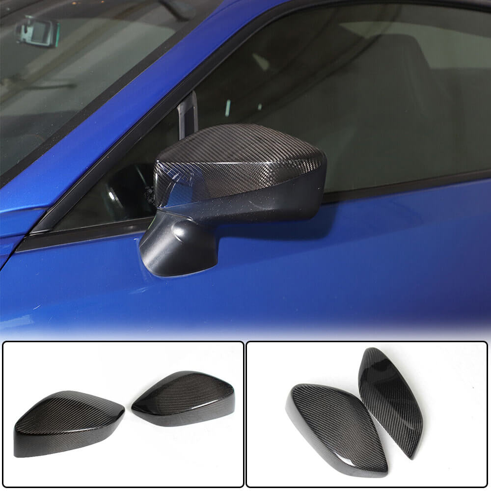 Накладки на дзеркала (Карбон) для Subaru BRZ 2012-2021 рр