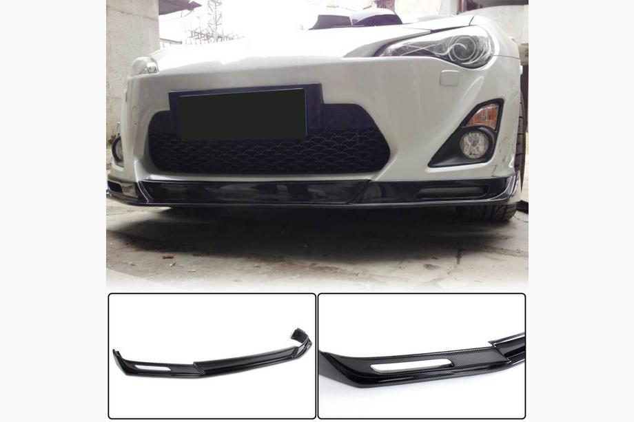 Subaru BRZ 2012-2021 гг. Передний Бампер Лип Спойлер (Карбон) Фото 1