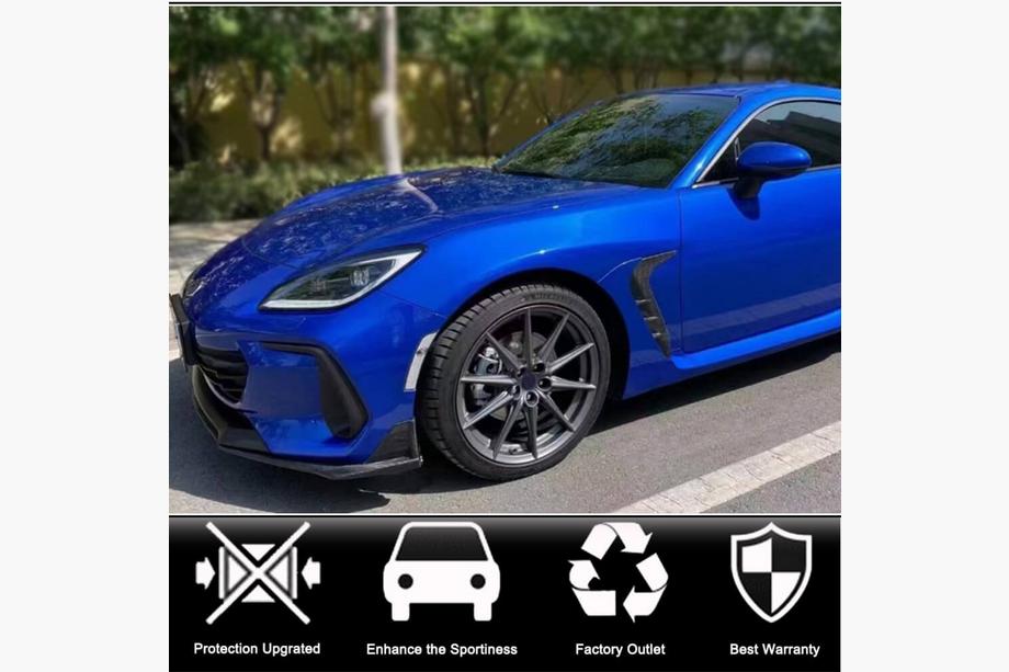 Subaru BRZ 2021- гг. Передний бампер Лип-спойлер (Пластик) Фото 2