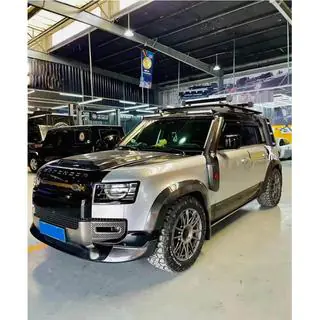 Расширители арок (Bushwacker, 6 шт., карбон) Land Rover Defender 2019- гг. фото 2