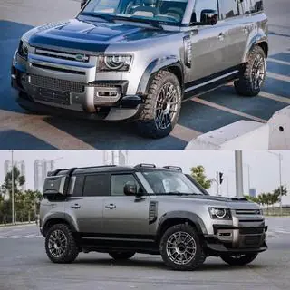 Расширители арок (Bushwacker, 6 шт., карбон) Land Rover Defender 2019- гг. фото 3