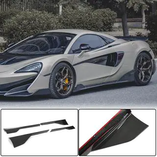Боковые пороги (Карбон) McLaren 540C/570S 2015-2020 гг. фото 1