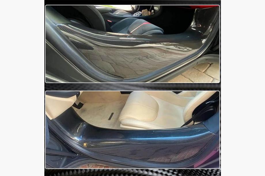 McLaren 540C/570S 2015-2020 гг. Накладки на Пороги (Карбон) Фото 4