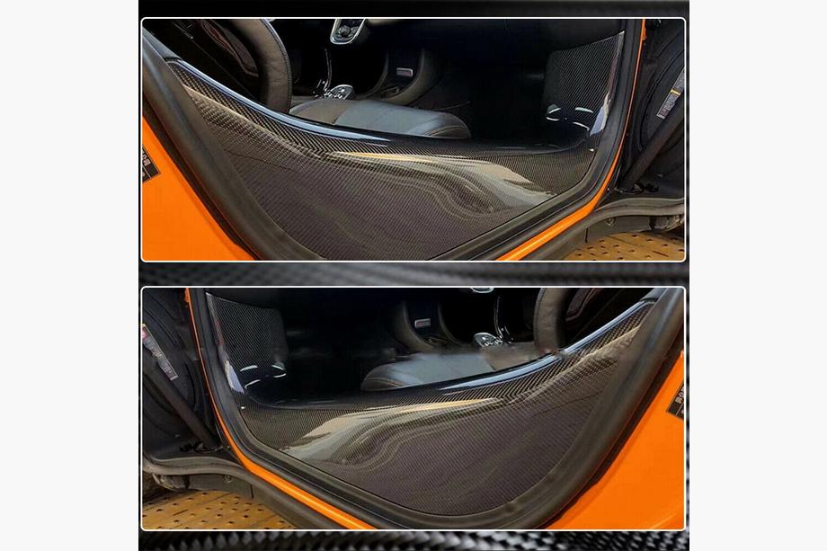 McLaren 540C/570S 2015-2020 гг. Накладки на Пороги (Карбон) Фото 5