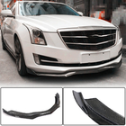 Cadillac ATS 2012-2019 гг. Накладка на Передний Бампер Lip (для Base, Карбон) фото 1