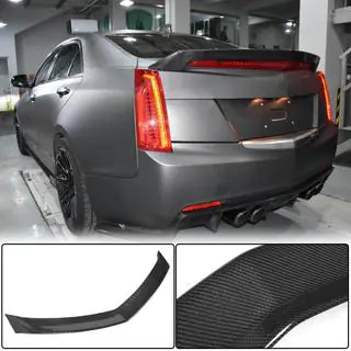 Спойлер V2 (Карбон) Cadillac ATS 2012-2019 гг. фото 2