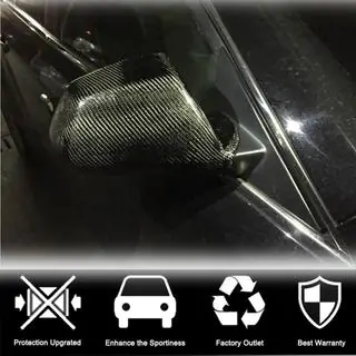 Накладки на Зеркала (Карбон) Cadillac CTS 2007-2014 гг. фото 2