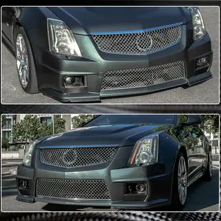 Карбоновые флапсы переднего бампера для CTS V Coupe фото 3