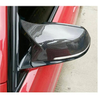 BMW 7 серия F01/F02 2008-2015 гг. Накладки на Зеркала V1 (Карбон) фото 1