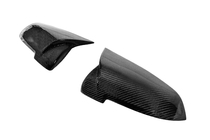 BMW 7 серия F01/F02 2008-2015 гг. Накладки на Зеркала V1 (Карбон) фото 5