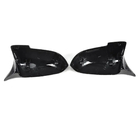 BMW 6 серия F12/F13/F06 2011-2018 гг. Накладки на Зеркала V2 (Карбон) фото 2