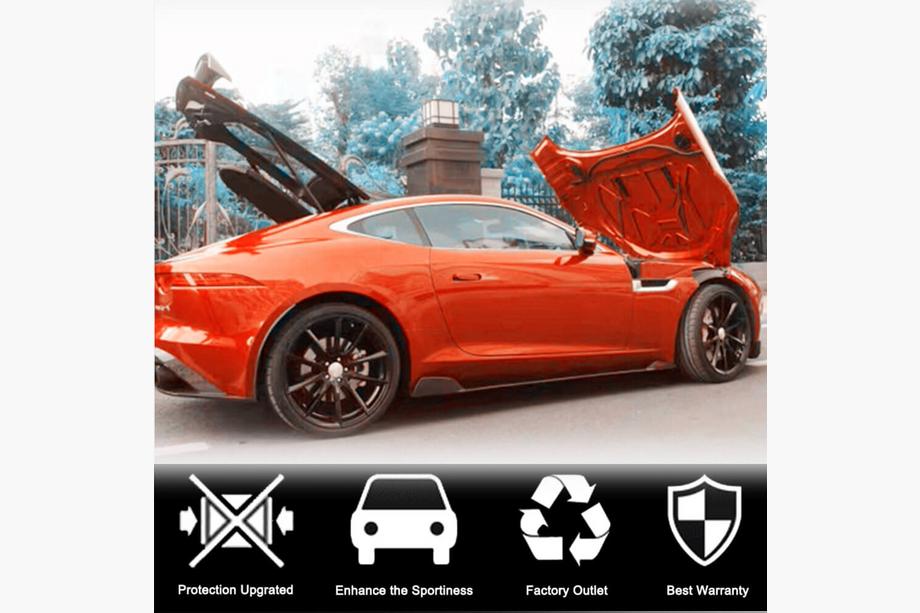 Jaguar F-Type 2013-2024 гг. Боковые Пороги (2013-2016, Карбон) Фото 2
