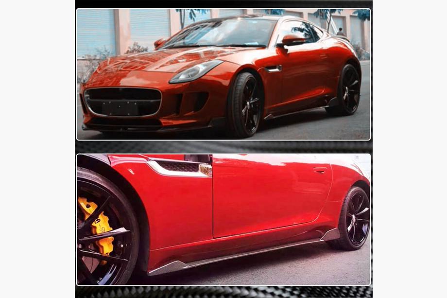 Jaguar F-Type 2013-2024 гг. Боковые Пороги (2013-2016, Карбон) Фото 3