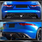Jaguar F-Type 2013-2024 гг. Диффузор заднего бампера (2013-2019, Карбон) фото 4