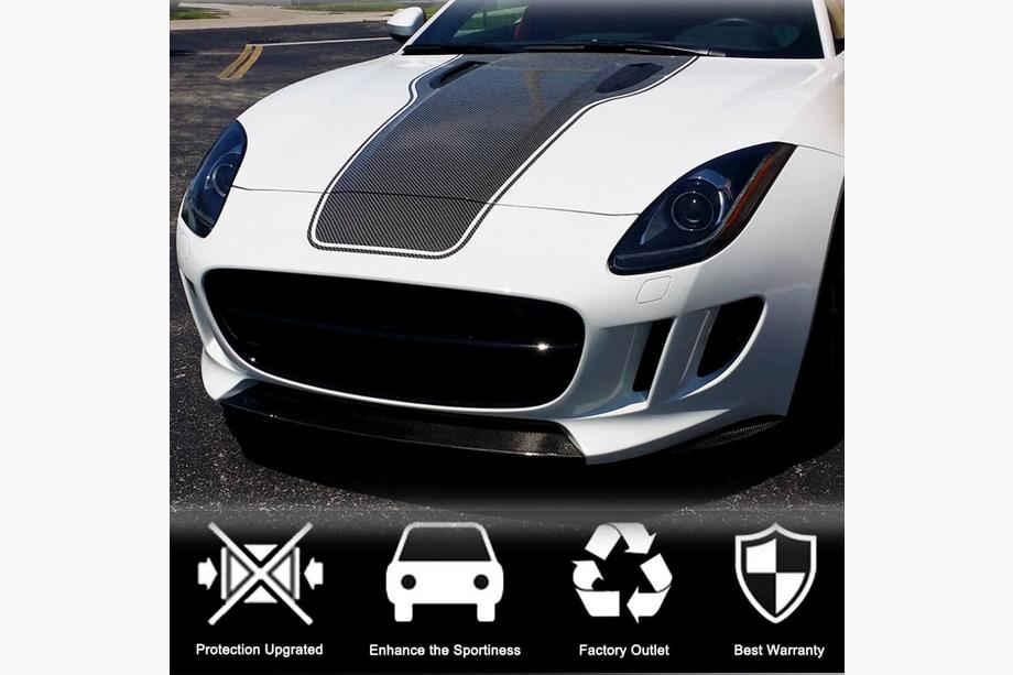 Jaguar Project 7 2013-2015 гг. Накладка на передний бампер Lip (2013-2015, Карбон) Фото 2