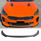 Kia Stinger 2017-2023 гг. Передний Бампер Лип Спойлер (Карбон) фото 1