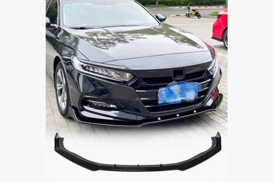 Honda Accord X 2017-2022 гг. Передний Бампер Лип (2018-2021, Пластик) Фото 1