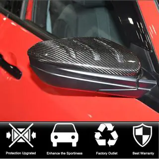 Накладки на Зеркала V2 (Карбон) Honda Civic Sedan X 2016-2021 гг. фото 2