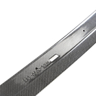 Накладка на Передний Бампер Lip V3 (Карбон) фото 7