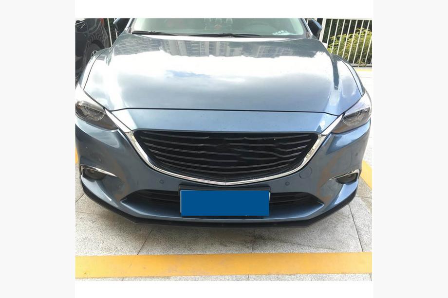 Mazda 6 2012-2024 гг. Передний лип на бампер V2 (2017-2019, Карбон) Фото 4