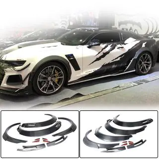 Накладки на арки (2016-2019, Карбон) Chevrolet Camaro 2015- гг. фото 1