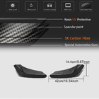 Накладка на задний бампер (2019-2022, Карбон) фото 5