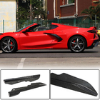 Chevrolet Corvette C8 2019- гг. Боковые пороги (Карбон) фото 1