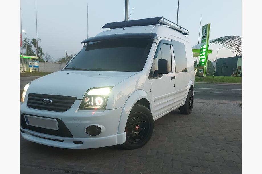 Ford Connect 2010-2013 гг. Передняя нижняя накладка (под покраску) Фото 2