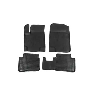 Резиновые коврики с бортиком (4 шт, Polytep) Kia Rio 2005-2011 гг. фото 1