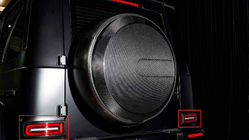 Окантовки Задних Фонарей Карбон фото 1