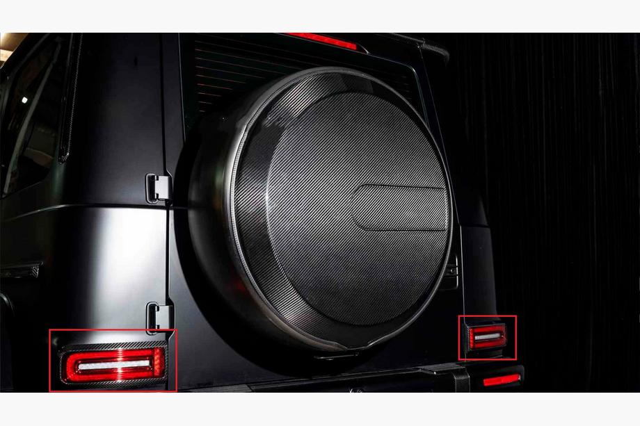 Окантовки Задних Фонарей Карбон Image