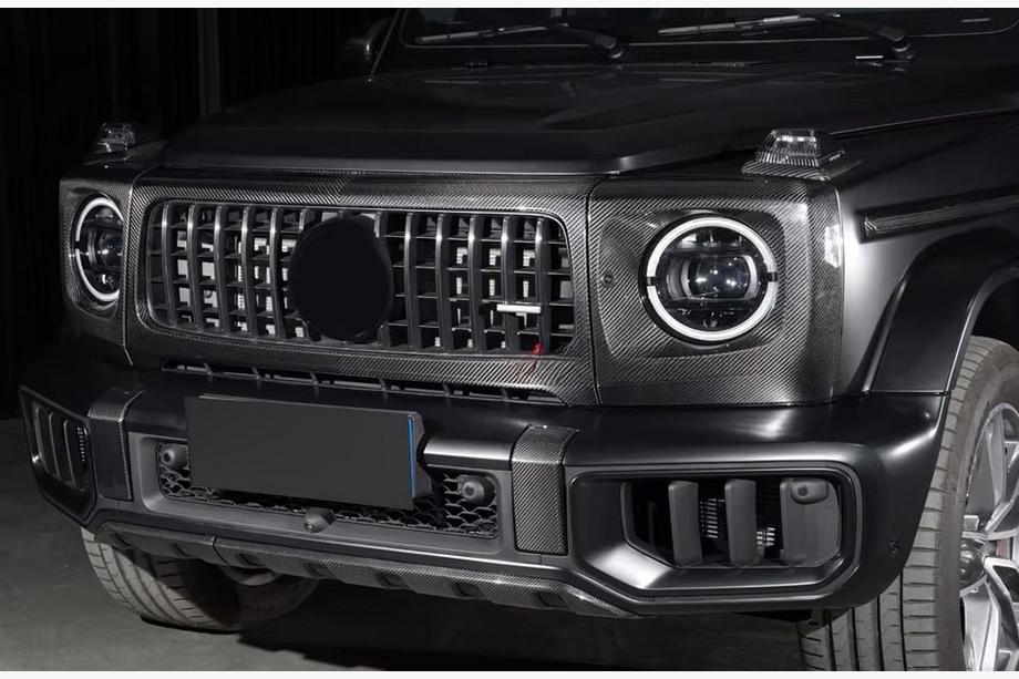 Рамка решетки радиатора Carbon V-2 Image Рамка решетки радиатора Carbon V-2 Image