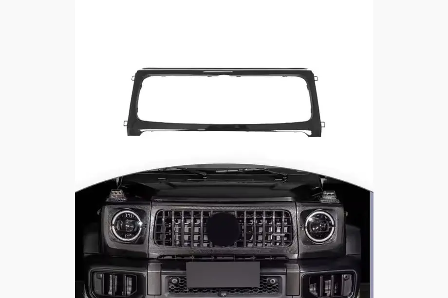 Mercedes G сlass W465 2025- гг. Рамка решетки радиатора Carbon V-2 Image