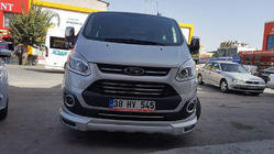 Ford Custom 2013-2022 гг. Накладка на передний бампер (2013-2017, грунтованная под покраску) фото 1
