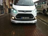 Ford Custom 2013-2022 гг. Накладка на передний бампер (2013-2017, грунтованная под покраску) фото 6