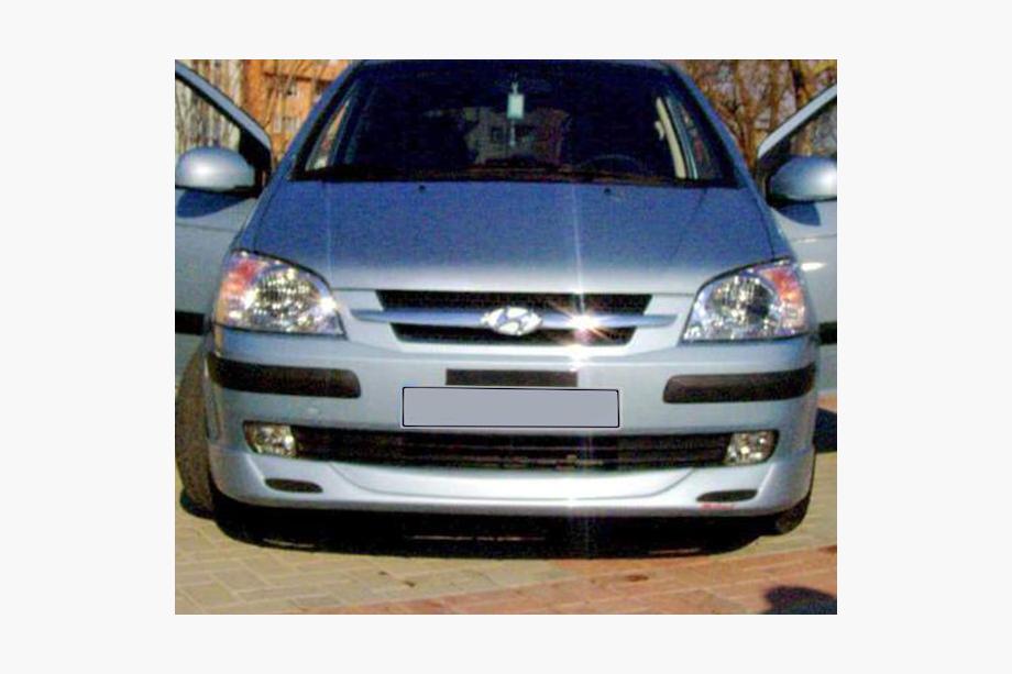 Hyundai Getz 2002- гг. Передняя нижняя накладка (под покраску) Фото 5