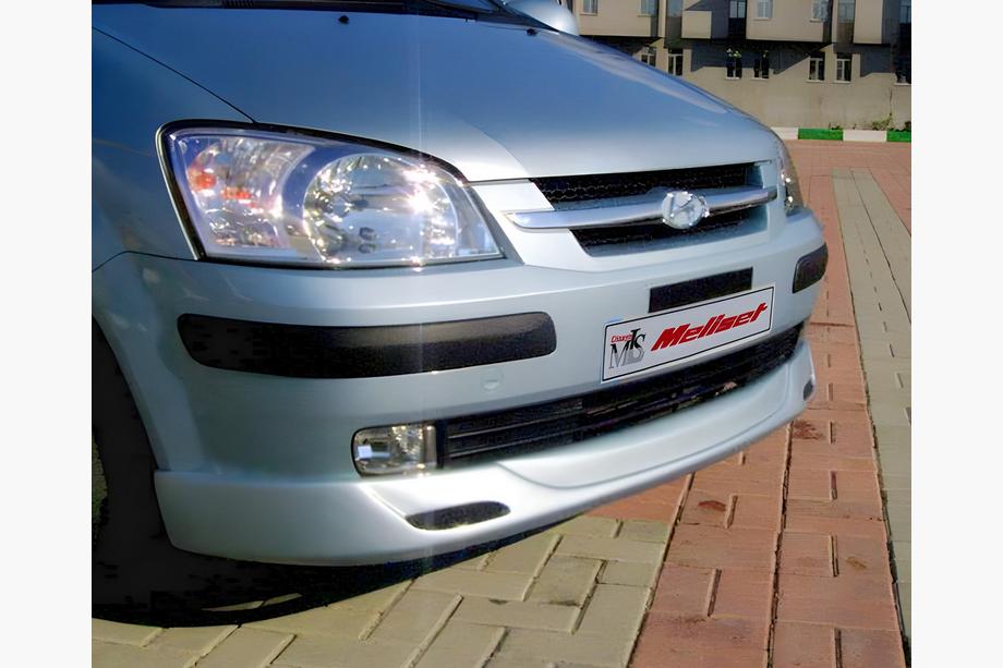 Hyundai Getz 2002- гг. Передняя нижняя накладка (под покраску) Фото 6