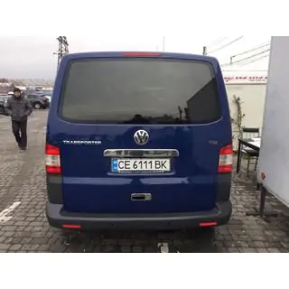 Хромированная накладка над номером для двери багажника (без надписи, нержавейка) фото 2