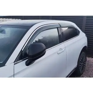 Ветровики с хромированным молдингом Niken Luxury (EU/Asia, 4 шт) Honda eNS1 2022- гг. фото 3