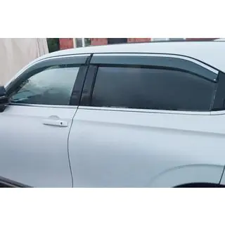 Ветровики с хромированным молдингом Niken Luxury (EU/Asia, 4 шт) Honda eNS1 2022- гг. фото 4