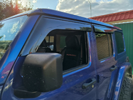 Jeep Wrangler 2018- гг. Ветровики Niken Luxury (4 шт) фото 3
