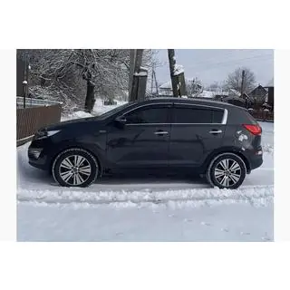 Ветровики с хромированным молдингом Niken Luxury (4 шт)