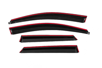 Ветровики с хромированным молдингом Niken Luxury (4 шт) фото 4 Ветровики с хромированным молдингом Niken Luxury (4 шт) фото 4