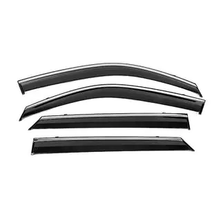 Ветровики с хромированным молдингом Niken Luxury (4 шт)