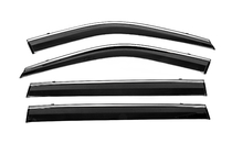 Ветровики с хромированным молдингом Niken Luxury (4 шт) фото 5